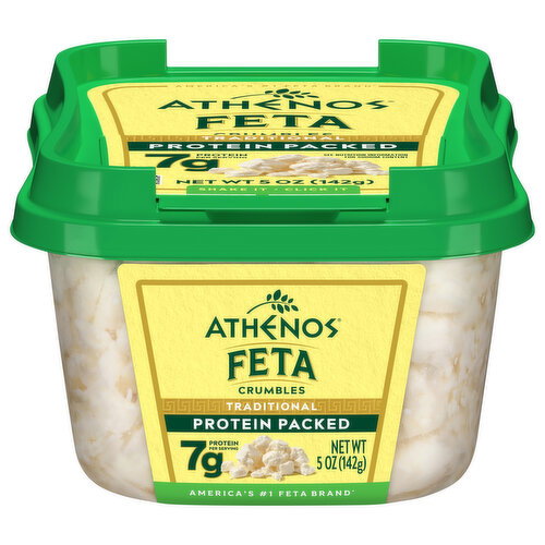 Protein Packed Crumbled Feta Cheese Image 1 of 6