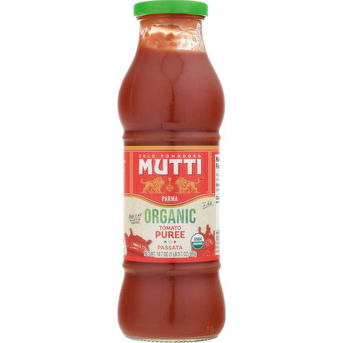 Mutti Tomato, Organic, Puree