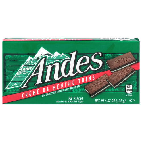 Andes Creme De Menthe Thins