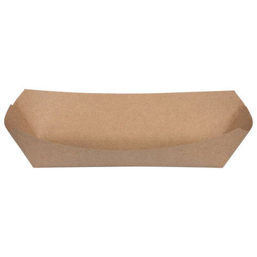 Sun Harvest Hot Dog 7 Inch Uncoated Paper Food Trays