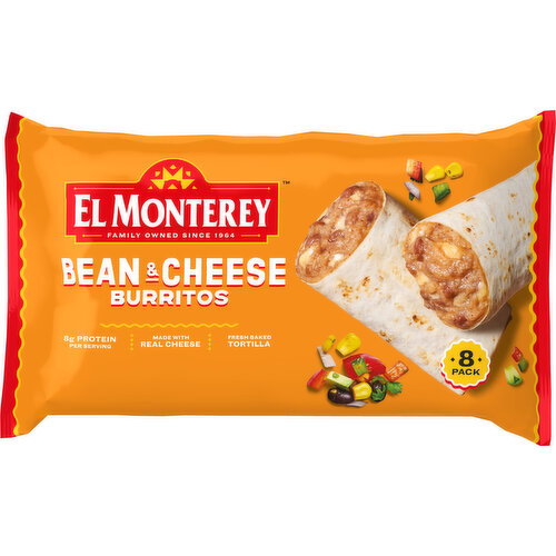 El Monterey Bean & Cheese Burritos
