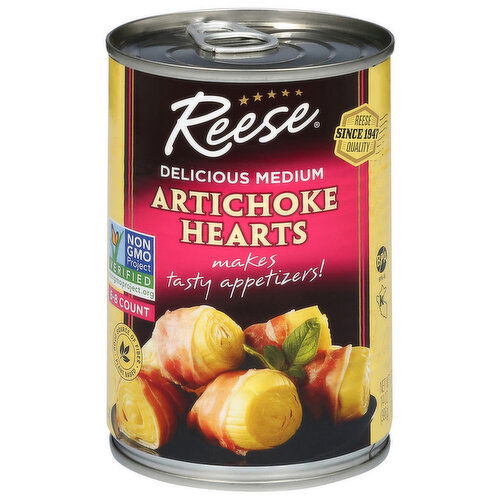 Reese Artichoke Hearts, Delicious, Medium
