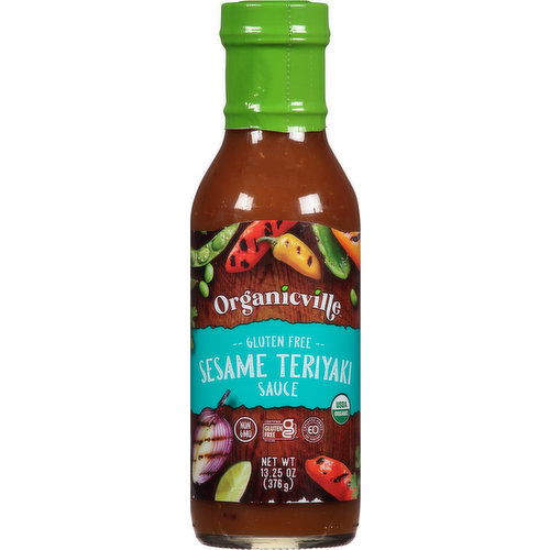 Organicville Sauce, Sesame Teriyaki, Gluten Free