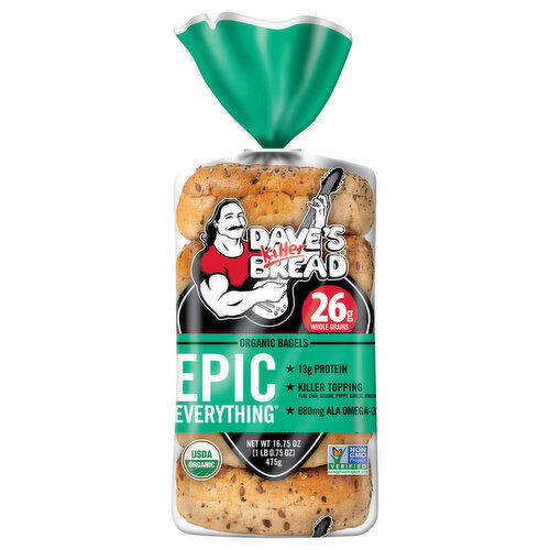 Dave's Killer Bread Epic Everything Organic Bagels