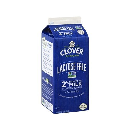 Clover Lactose Free 2% Milk 64 oz