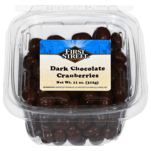 First Street Cranberries, Dark Chocolate