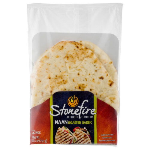 Stonefire Roasted Garlic Naan