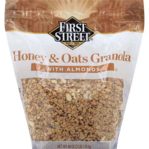 FIRST STREET Granola, with Almonds, Honey & Oats