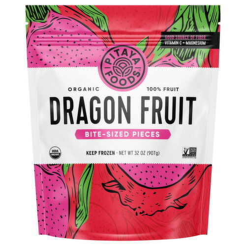 Pitaya Foods Organic Bite-Sized Pieces Dragon Fruit