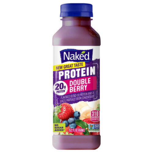 Naked Protein Double Berry Juice