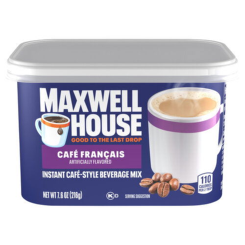 Maxwell House Instant Cafe-Style Cafe Francais Beverage Mix