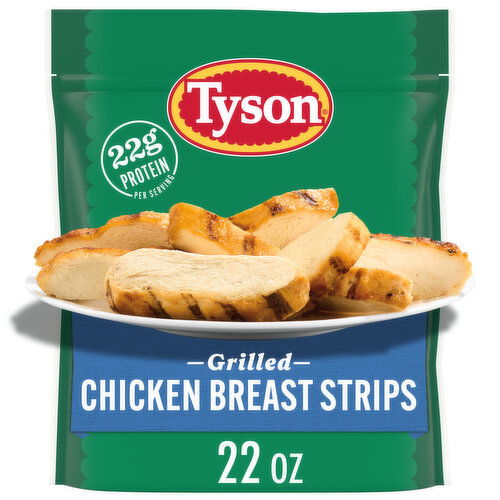 Tyson Frozen Grilled Chicken Breast Strips