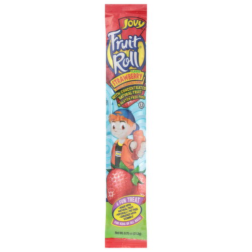 Jovy Fruit Roll, Strawberry Flavor