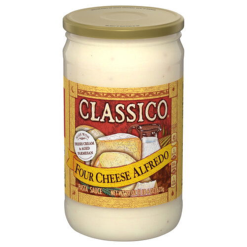Classico Pasta Sauce, Four Cheese Alfredo