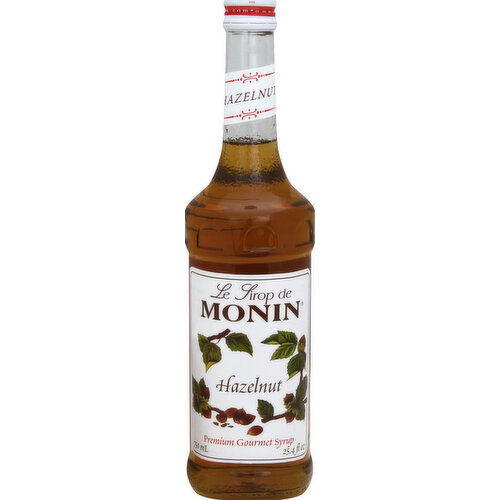 Monin Syrup, Premium Gourmet, Hazelnut