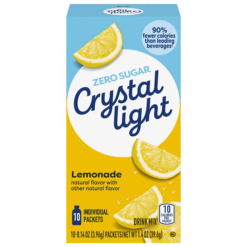 Crystal Light Zero Sugar Lemonade Drink Mix