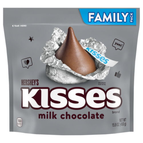 Kisses Milk Chocolate Family Pack