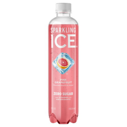 Sparkling Ice Zero Sugar Pink Grapefruit Flavored Sparkling Water