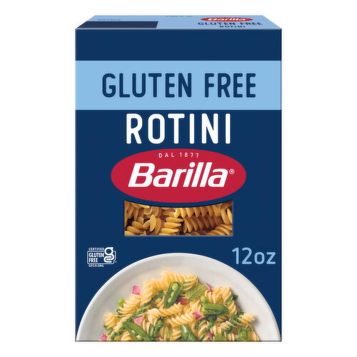 Barilla Gluten Free Rotini Pasta - Non-GMO Gluten Free Pasta Made with Blend of Corn & Rice - Vegan Pasta Image 1 of 11