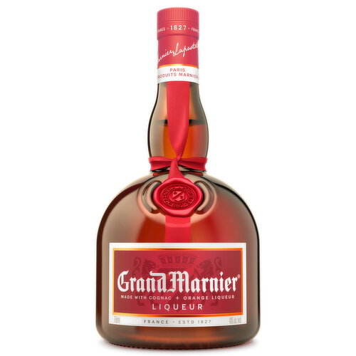 Grand Marnier Cognac & Orange Cordon Rouge Brandy Liqueur Image 1 of 8