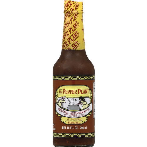 The Pepper Plant Hot Pepper Sauce, Original California Style