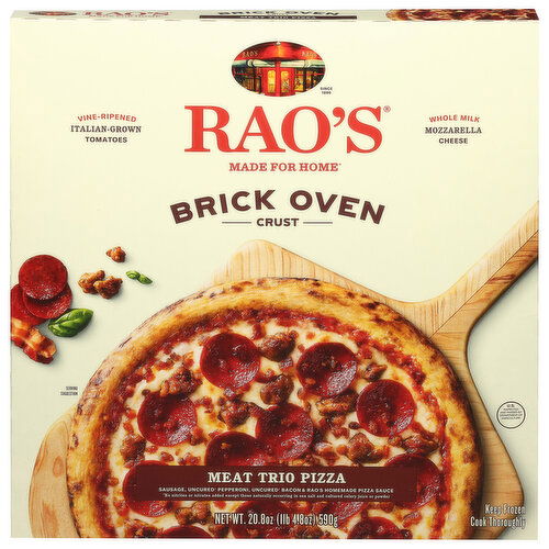 Rao's Made for Home Pizza, Meat Trio, Brick Oven Crust