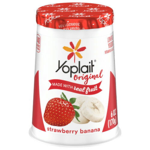 Yoplait Low Fat Strawberry Banana Yogurt