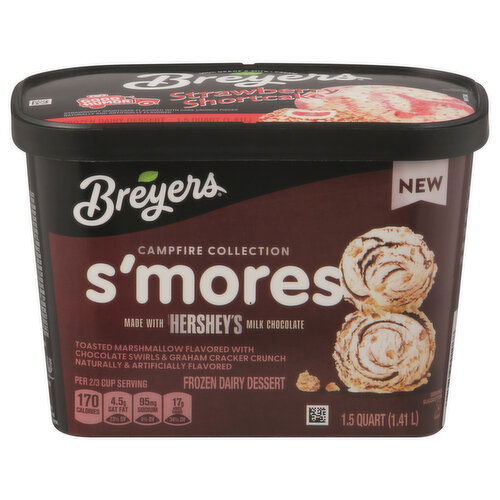 Breyers Frozen Dairy Dessert, S'mores