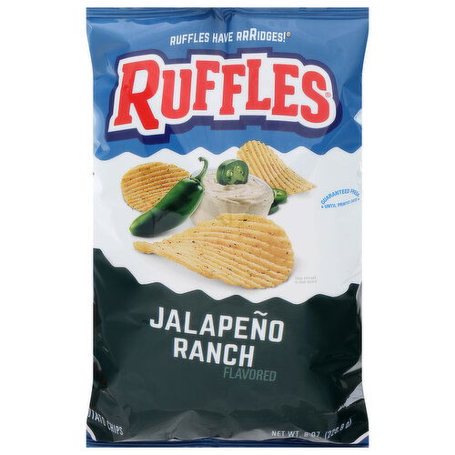 Ruffles Potato Chips, Jalapeno Ranch Flavored