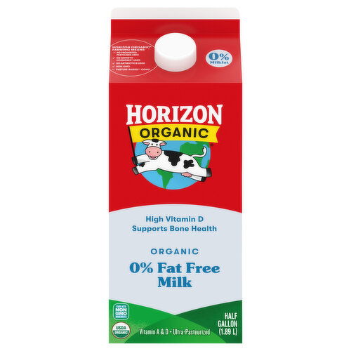 Horizon Organic Organic 0% Fat-Free Milk