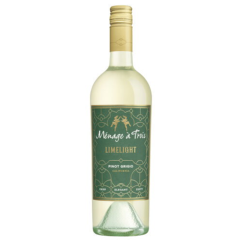Menage a trois Pinot Grigio, Limelight, California Image 1 of 8