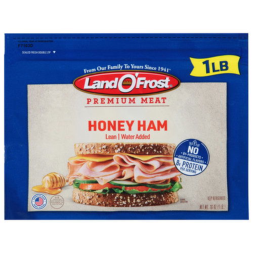 Land O'Frost Honey Ham, Premium Meat