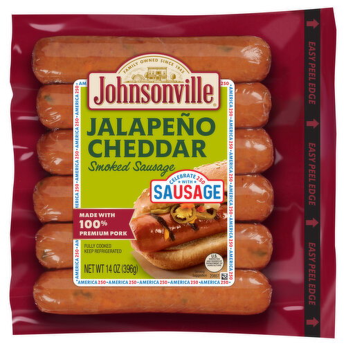 Johnsonville Smoked Jalapeno Cheddar Sausage