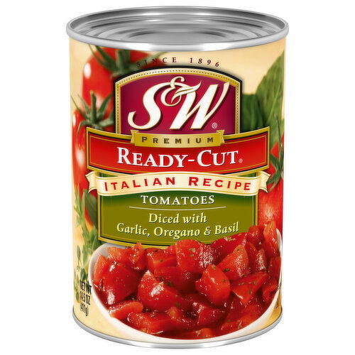 S&W Italian Recipe Ready Cut Tomatoes