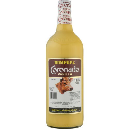 Rompope Coronado Liqueur, Vanilla Image 1 of 4