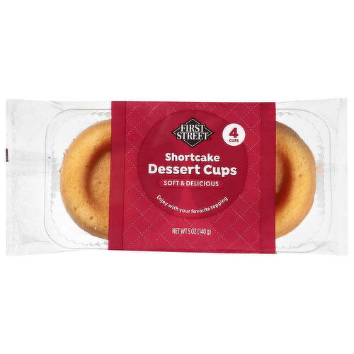 First Street Shortcake Dessert Cups