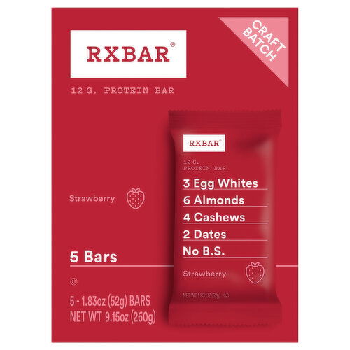 Rxbar Protein Bar, Strawberry