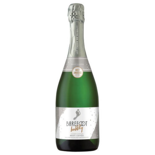 Barefoot Champagne, Sparkling, Brut Cuvee, California