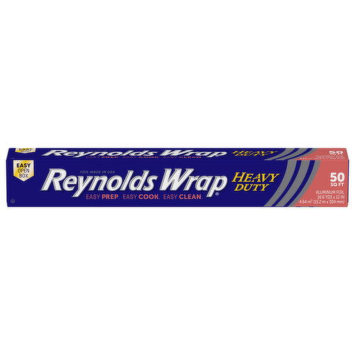 reynolds aluminum foil heavy duty,Wrap Aluminum Foil, 50 Square Feet 