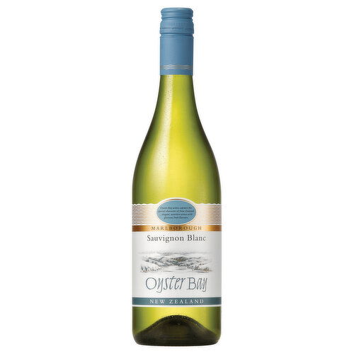 Oyster Bay Oyster Bay Sauvignon Blanc is stunningly aromatic with tropical fruits, bright citrus notes, and a refreshing zesty finish. Pairs perfectly with lighter meals, a variety of fresh Asian flavors, and seafood.