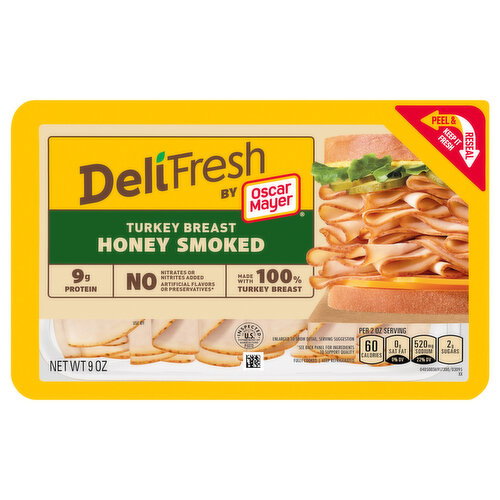 Oscar Mayer Honey Smoked Turkey Breast Image 1 of 6