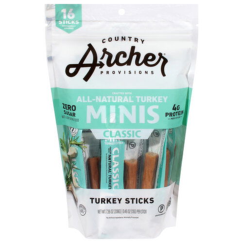 Country Archer Turkey Sticks, Rosemary, Minis