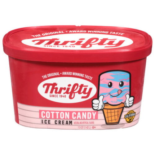 Thrifty Cotton Candy Ice Cream