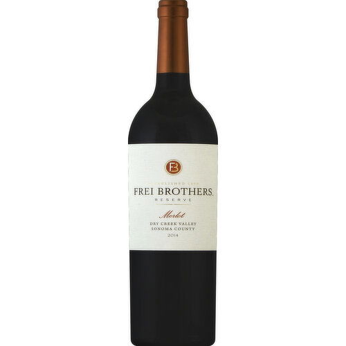 Frei Brothers Merlot, Dry Creek Valley, Sonoma County, 2013