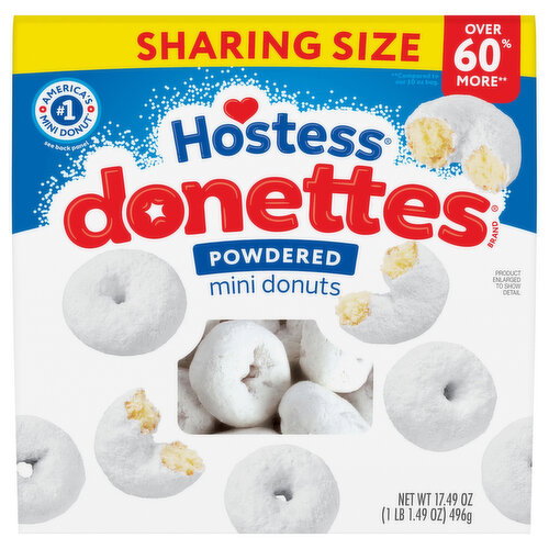 Hostess Powdered Donuts Sharing Size