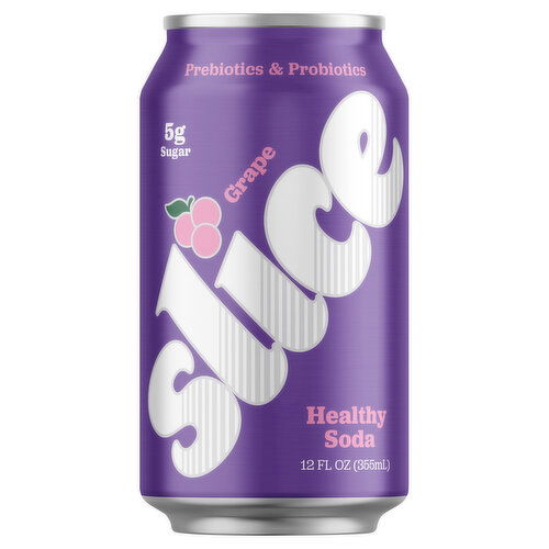 Slice Healthy Soda, Grape