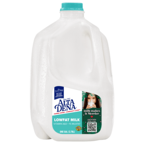 Alta Dena Milk, Lowfat, 1% Milkfat