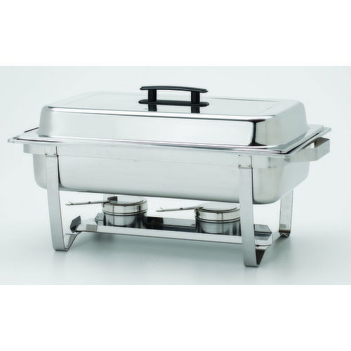 First Street Stainless Steel Full Size Chafer