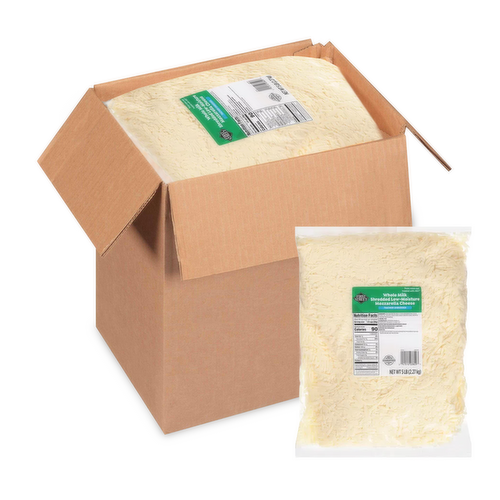 First Street Whole Milk Mozzarella Feather Shredded Cheese Case