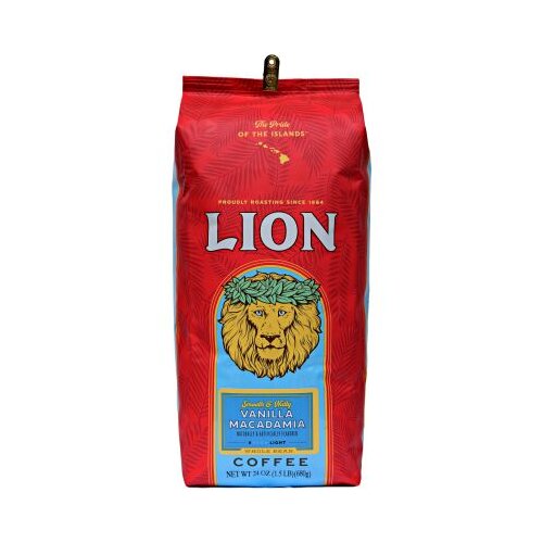 Lion Coffee Whole Bean Vanilla Macadamia